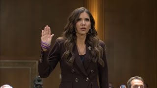 Homeland Security Secretary Kristi Noem defends her department during Senate hearing