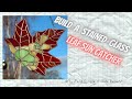 Stained Glass Maple Leaf | Fall Inspired Glass Art Sun Catcher
