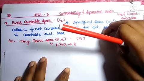 Continuous function, Homeomorphisms, Contability Axioms- in Toplogy, M.Sc Mathe