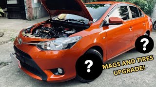 TOYOTA VIOS MAGS AND TIRES UPGRADE | BBS CHR WHEELS