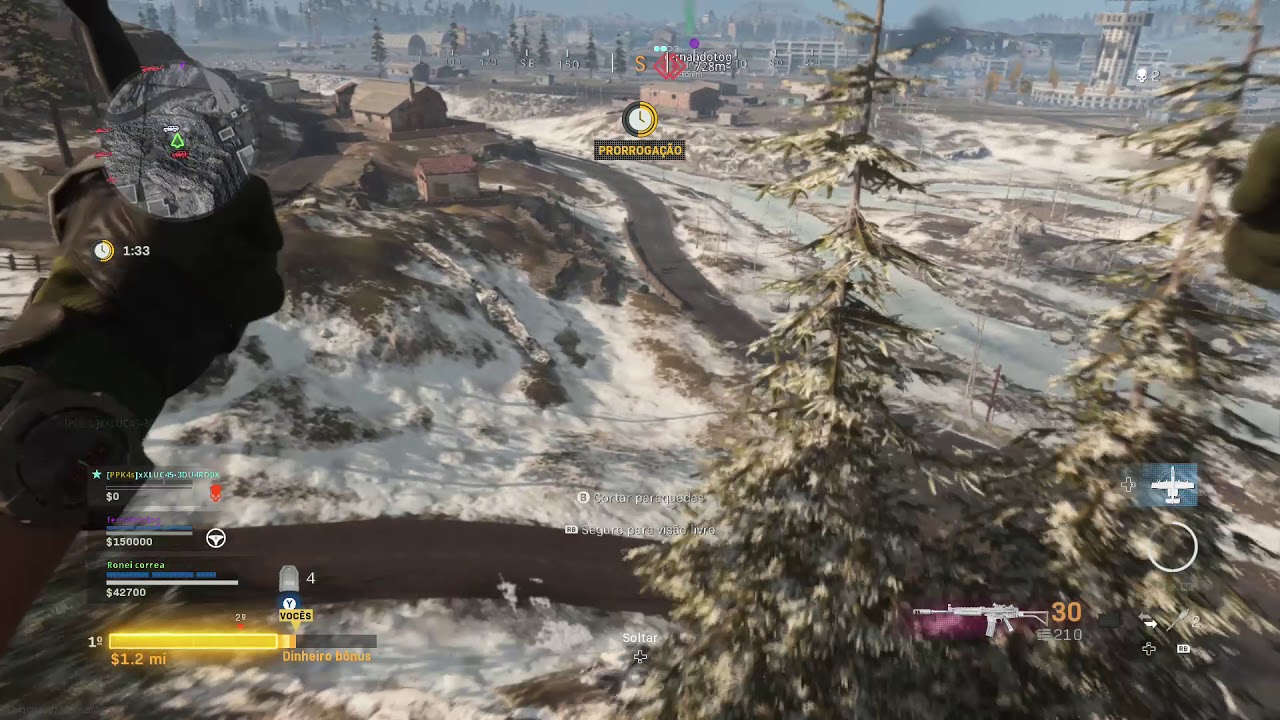 alvo da caçada warzone