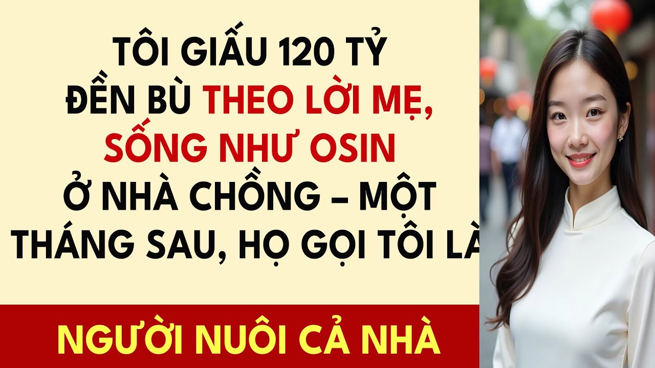 Tôi Giấu 120 Tỷ Đền Bù Theo Lời Mẹ, Sống Như Osin ở Nhà Chồng – Một ...