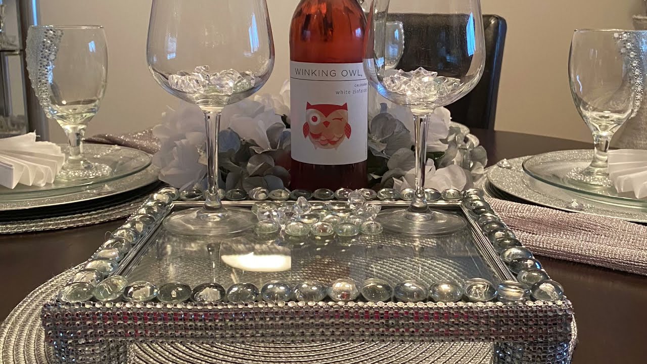 DIY Glam All Purpose Glass Tray