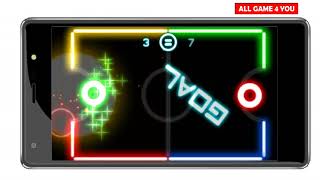 Glow Hockey Android game Free Download screenshot 2