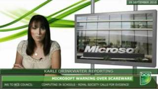 Microsoft warning over scareware