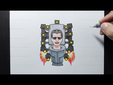 How to Draw New Skibidi G-Man Boss Skibidi Toilet episode 67 part 2