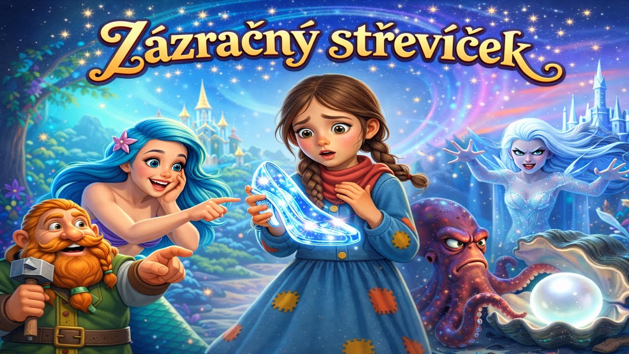 Kouzeln é skleněné střevíčky a Říše zázraků | Lidová pohádka – Pohádka na dobrou noc