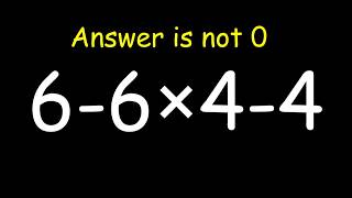 Only Geniuses Solve This Fast | PEMDAS Challenge