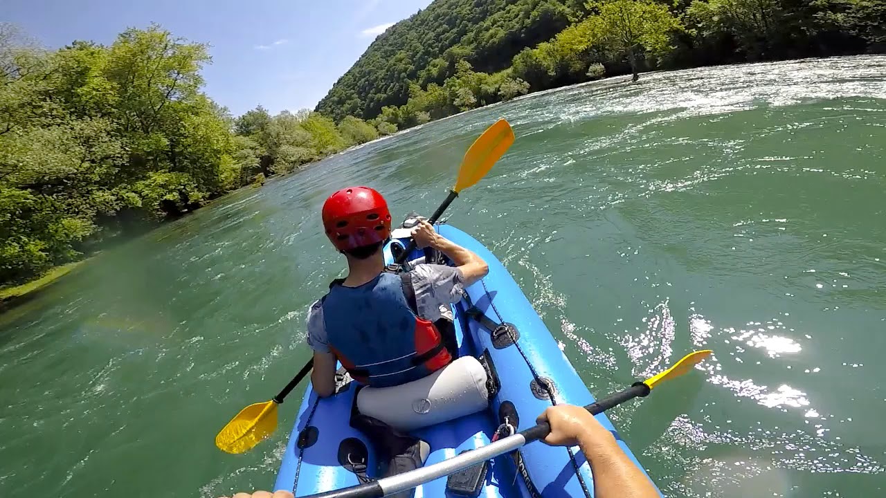 Kayaking on river Una with Una Kayak Safari