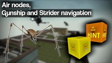 Add Gunship and Strider navigation to your map! AI Nodes and Path_tracks