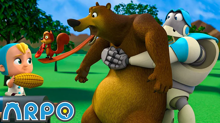 바비큐 피크닉 대소동 | ・알포 1시간 모아보기・시즌 5・재미있는 어린이 만화 모음!・로봇알포 Arpo The Robot