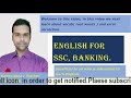 Vocab for SSC , Banking and school students