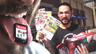 Nintendo Switch Unboxing + Cartridge Taste Test