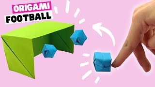 How to make origami FOOTBALL paper toy