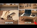 ​DIY Wooden Foldable Laptop Table / Study Desk / Drawing Table - Step by Step Build