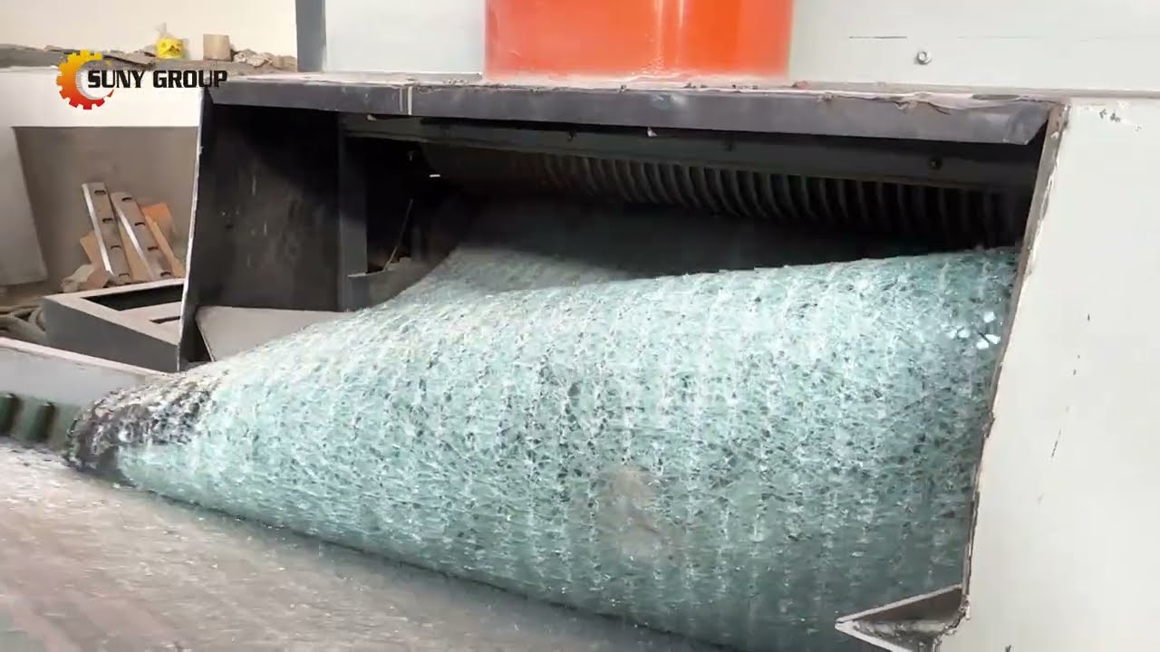 Auto Windshield Recycling Machine: Separate Glass & PVB with Ease！