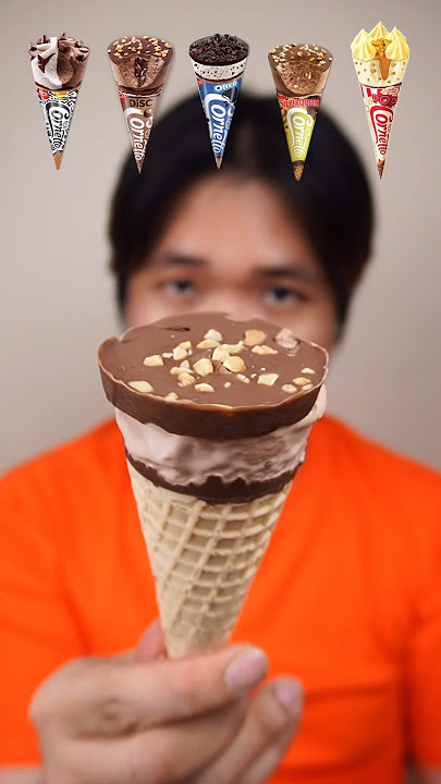 EATING VARIOUS CORNETTO ICE CREAM #asmr #mukbang #icecream