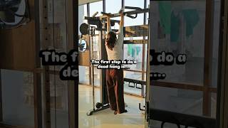 Short girl problem 😅 #fitness #fitnessmotivation #trending #deadhang #gym #workout #health #healthy