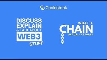 Intro to blockchain #8: What does a blockchain store?