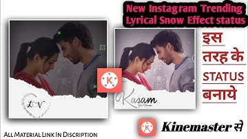 How To Create Trending Paper Frame Status Video Editing in Kinemaster ll Kinemaster Trending Video
