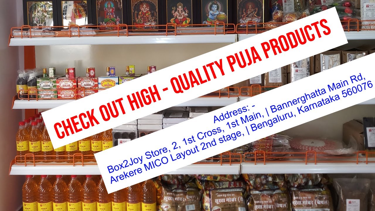 Get the best quality pooja products at Box2Joy Offline Store with best price | 