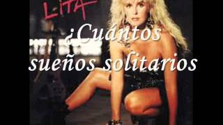Lita ford Under the Gun Subtitulado (Lyrics)