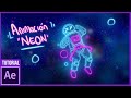 Animaciones Neón "Blotter Media" en After Effects || Tutorial