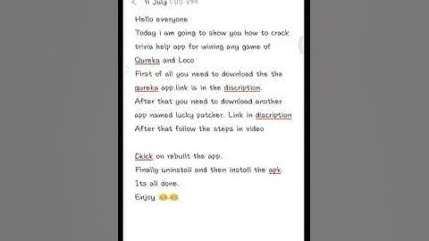 Trivia help hack. 😉😉 Win any trivia game - Loco Swoo HQ Qureka etc