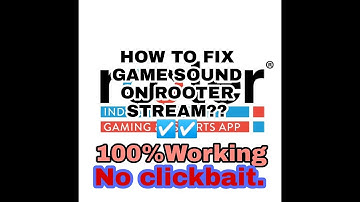 Rooter app live stream game sound problem?? Solution is Here.