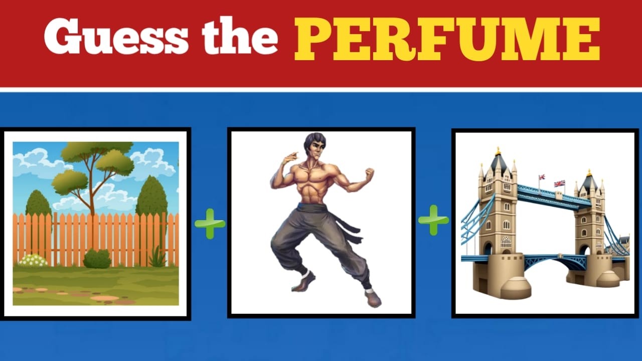 Guess the perfume name by given pictures?|riddle game|connection|bioscope
