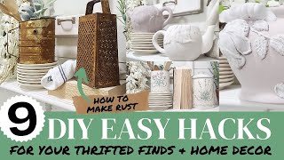 9 DIY easy painting hacks, tricks & tips for your thrifted home decor pieces • How to make White Wax