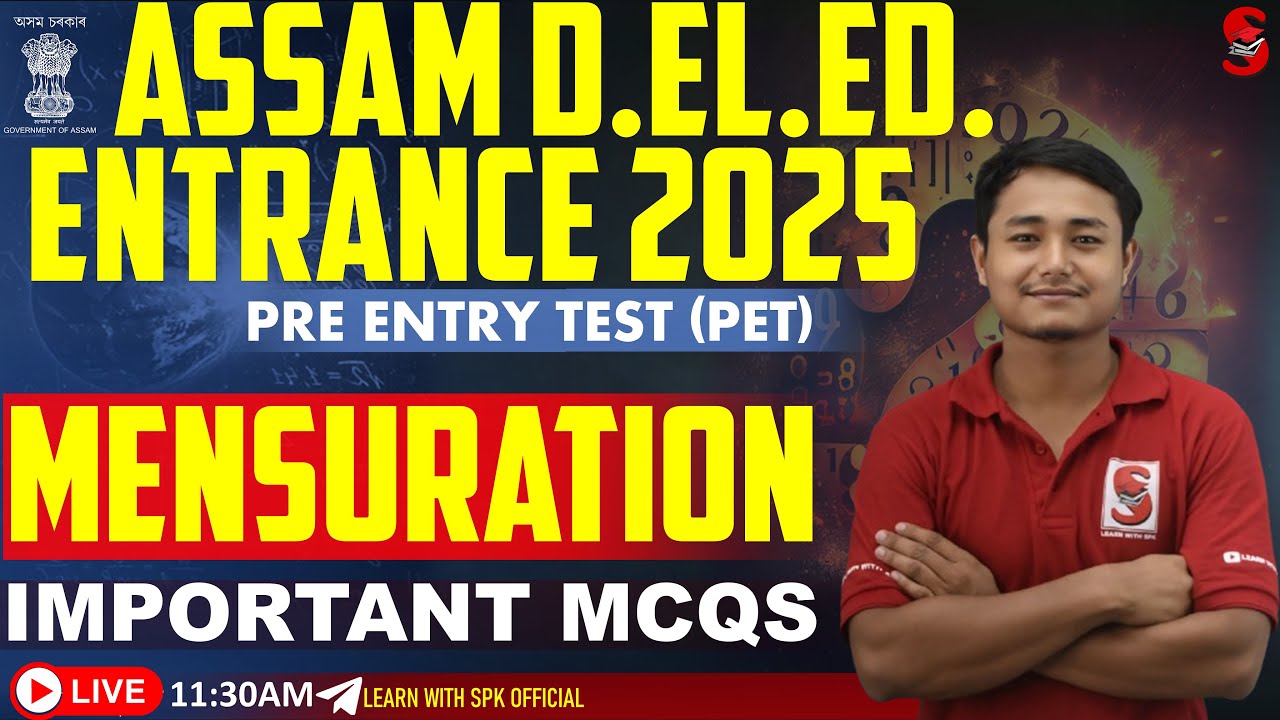 assam-d-el-ed-exam-2025-mathematics-percentage-important-mcq