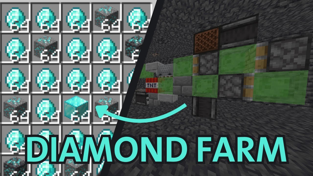 How to Build a Diamond Farm in Minecraft 1.21! (Easy Tutorial) - YouTube