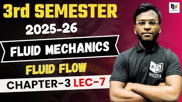 Bteup 3rd Sem | Fluid Flow Chapter-3 Lec-7 | Up Polytechnic 3rd Semester Fluid Mechanics