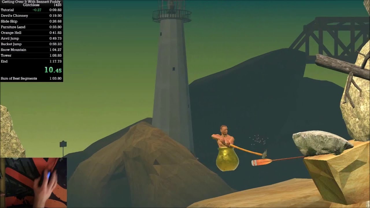 Getting Over It Developer Reacts to 1 Minute 24 Second Speedrun - IGN