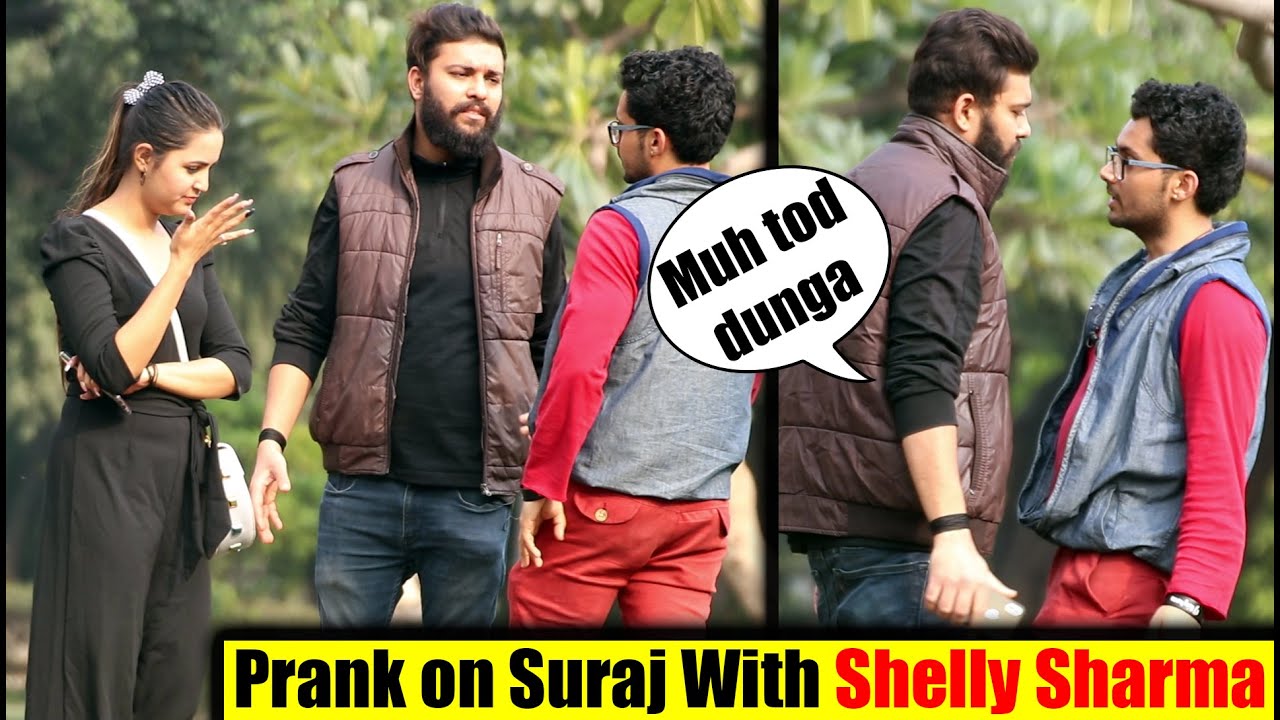 Prank on Suraj with Shelly Sharma | Pranks in India | Unglibaaz