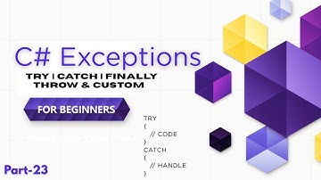 C# Exception Handling Explained | Try Catch Finally, Throw & Custom Exceptions