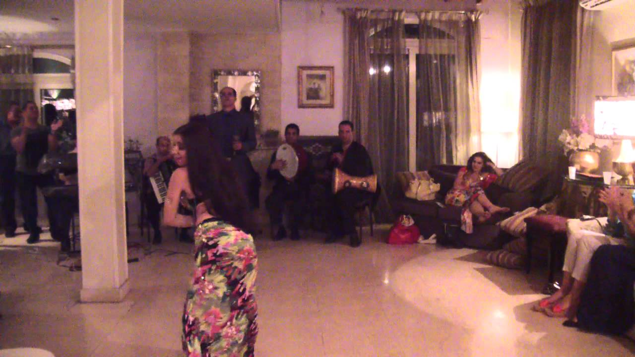 Ershova Tamara - Party dance with live band Safaa Farid. Yasmina Home in Cairo.