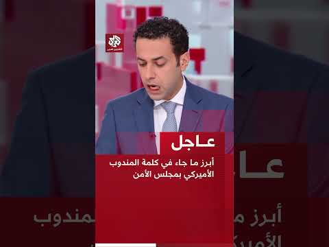 أبرز ما جاء في كلمة المندوب الأميركي بمجلس الأمن الدولي