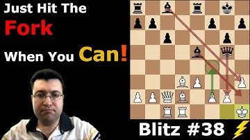 Blitz #38: Just hit that Fork! Semi-Slav Defense: Chigorin Defense (3min) chess game