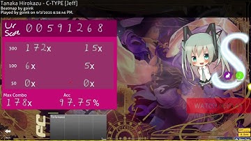 Day 548 of C-TYPE until slideracc is optional in osu! lazer