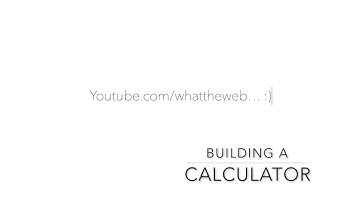 How to Code A Calculator in ONE video (HTML, CSS, Javascript)