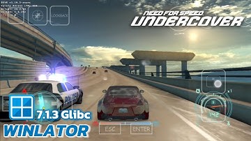 Winlator Glibc (Afei) - Gameplay Need For Speed Undercover (Windows) on Android