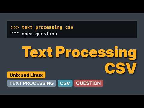 Unix & Linux: transpose/pivot csv text file (2 Solutions!!)