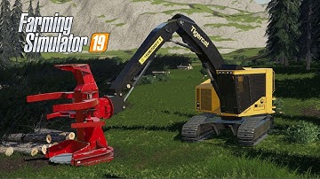 Axe Mountains Pure Logging 01 ! Pure Logging Timelapse Farming Simulator 19