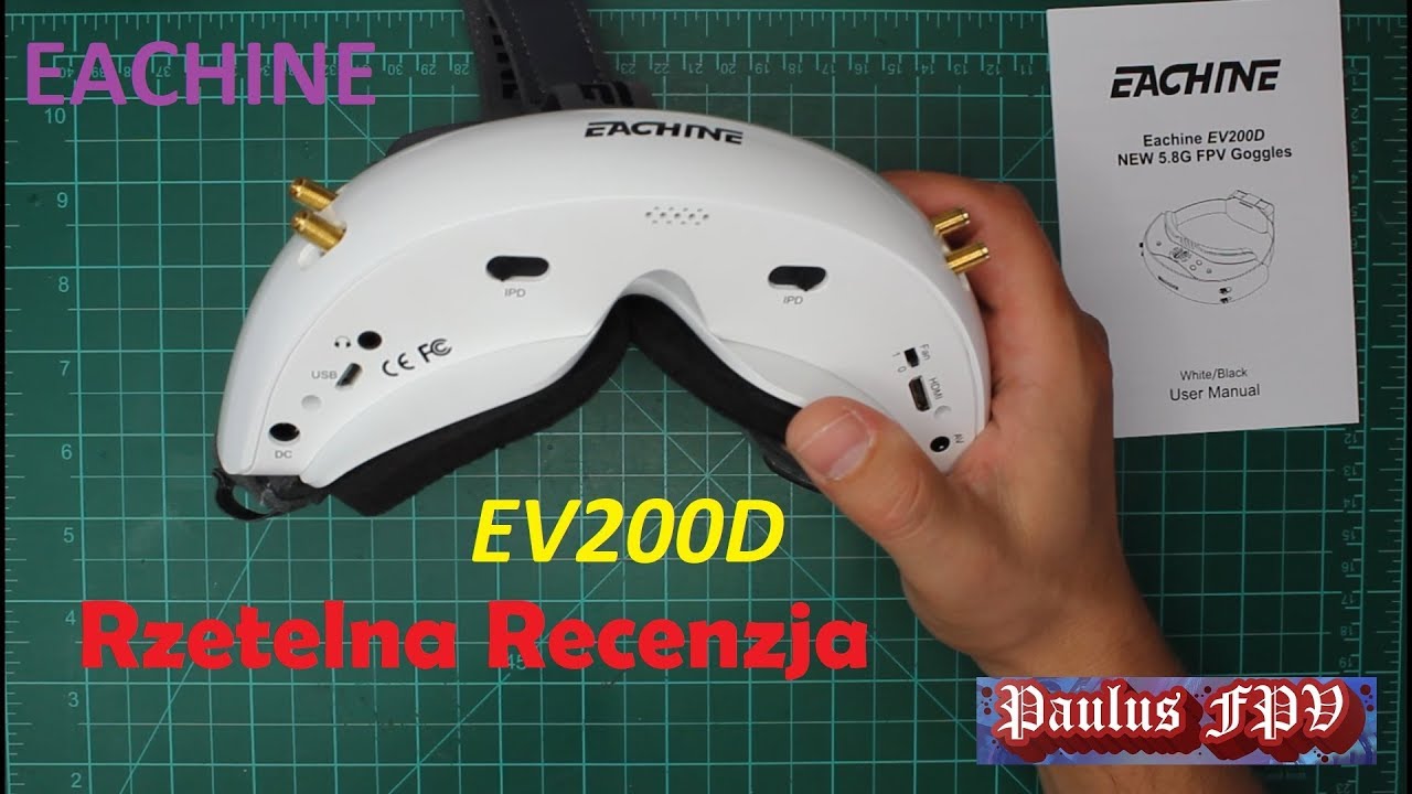 EV200D goggle FPV - Prezentacja i Moja Opinia.