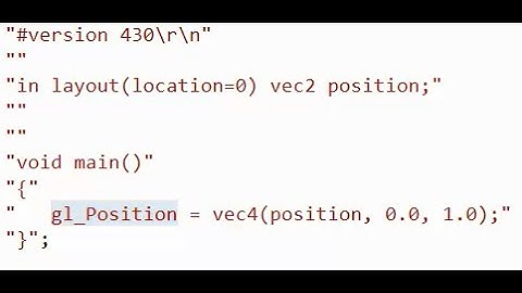 OpenGL Shader Hello World