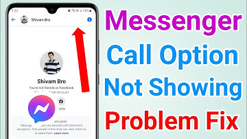 Call option not showing in messenger | Messenger me call ka option nahi aa raha hai
