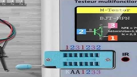 LCR TC1 1.8" TFT LCD Display Multi-meter Transistor Tester Diode Triode Capacitor Resistor Test Mete
