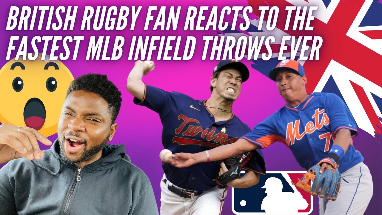  BRIT Rugby Fan Reacts To The FASTEST Infield Throws In MLB Baseball 